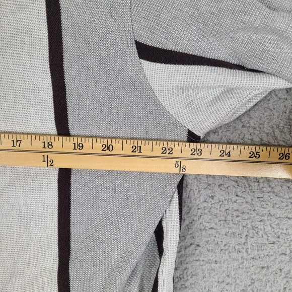 Metro Chiefs Honolulu Polo Shirt Mens XL Gray 2002 Vintage Striped Tri Mountain - Picture 10 of 14